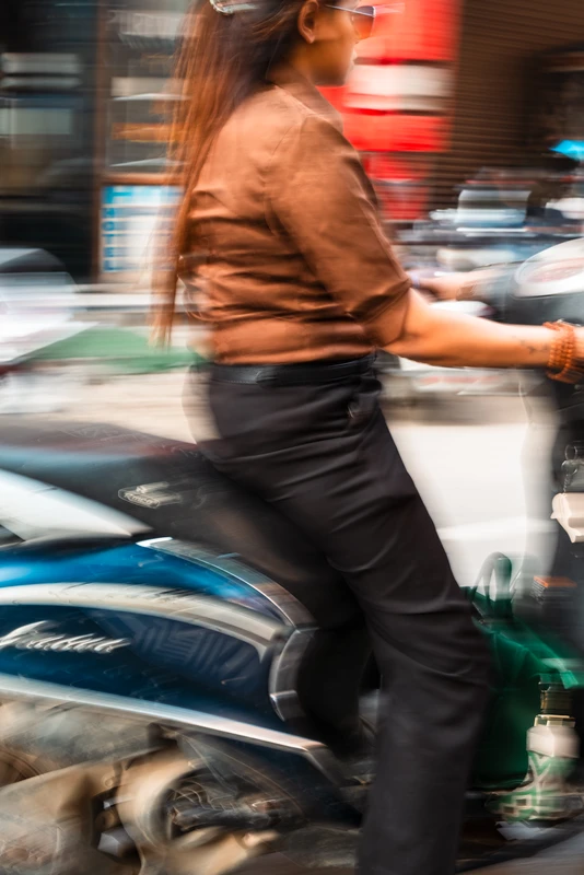 Traffic Downtown Varanasi